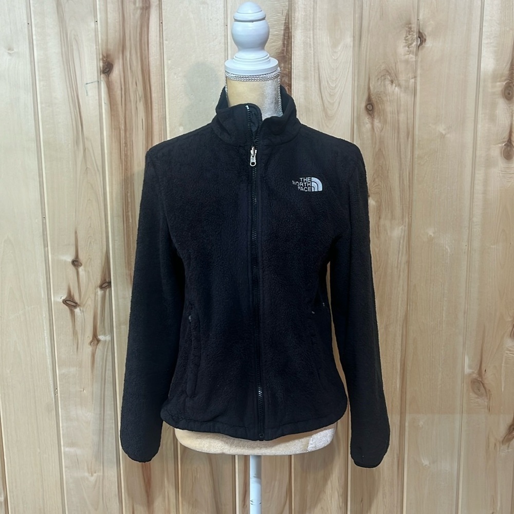 The North‎ Face Black Women's Full Zip Thermal Fleece Jacket Size S
